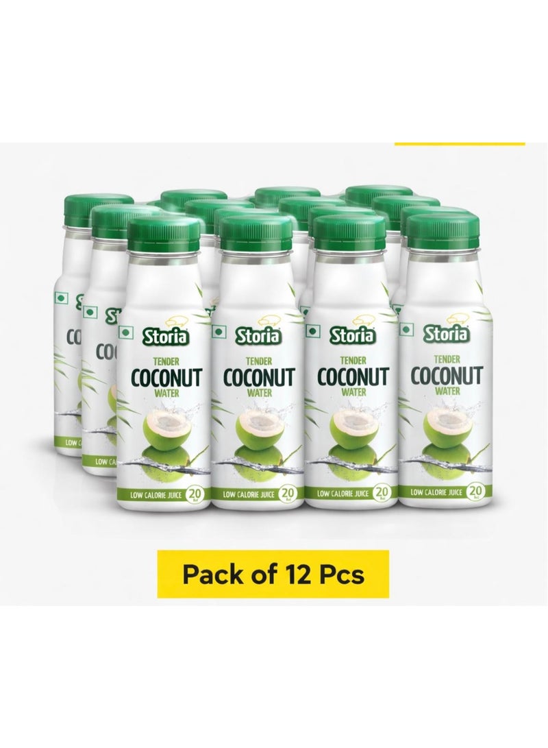 Storia 100% Tender Coconut Water- No Added Sugar - 180ml (Pack of 12) - Image 1